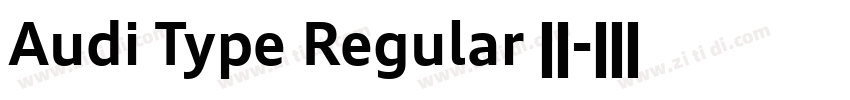 Audi Type Regular 字体字体转换